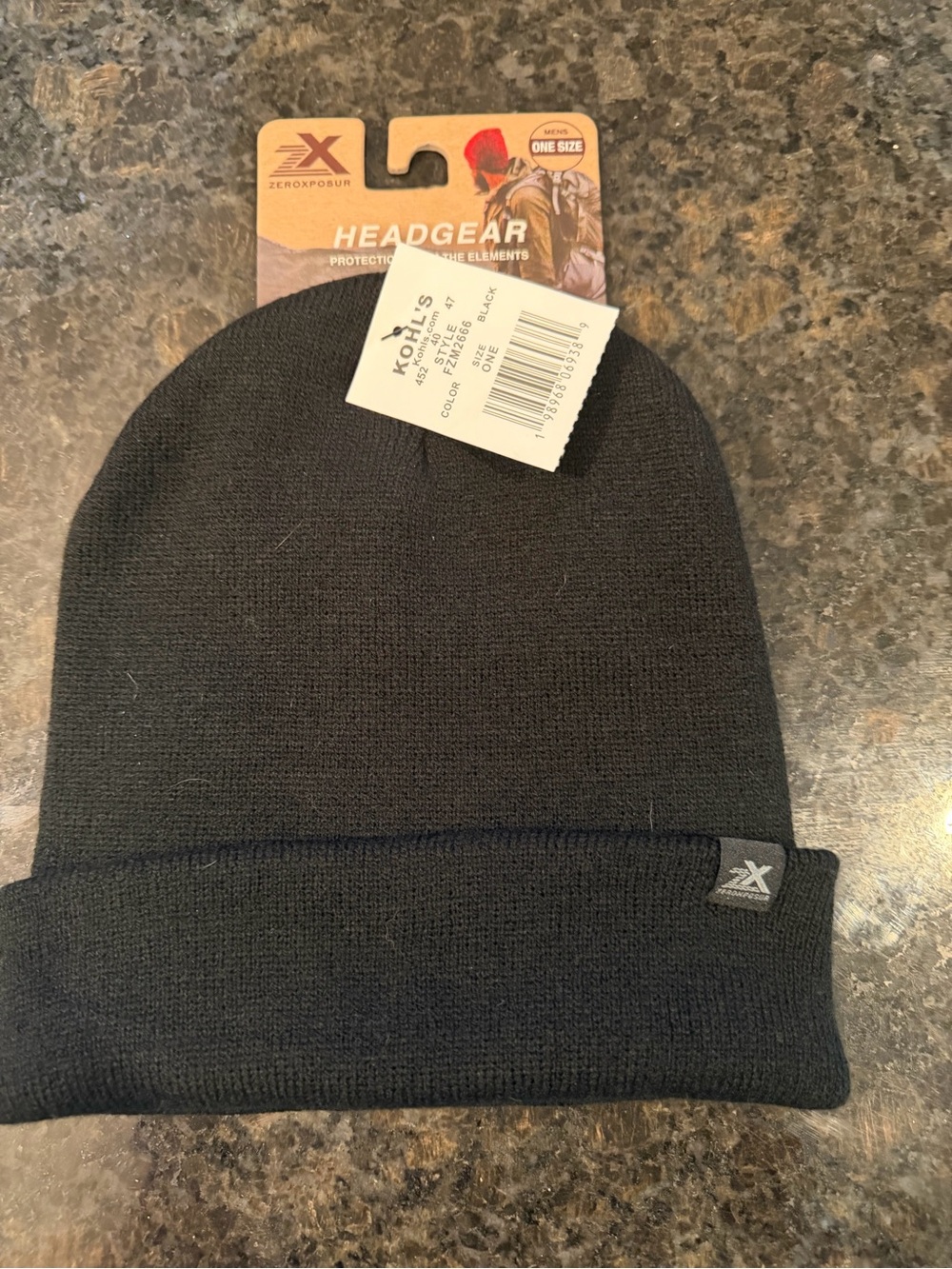 Kohl's Black Knit Beanie